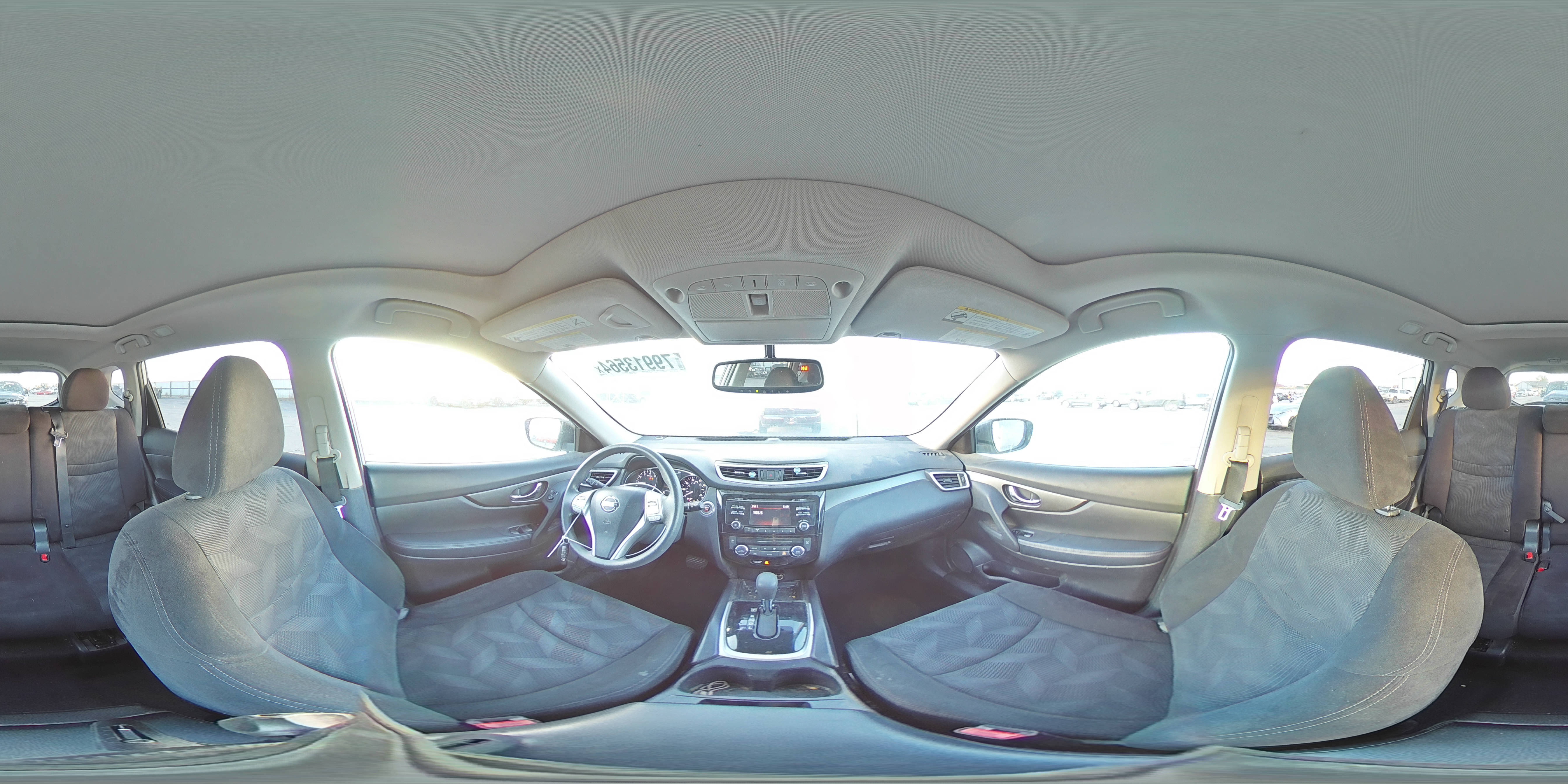 2015 Nissan Rogue VIN 5N1AT2MV0FC789833 Copart auction photo, rear end / side damage thumbnail 13