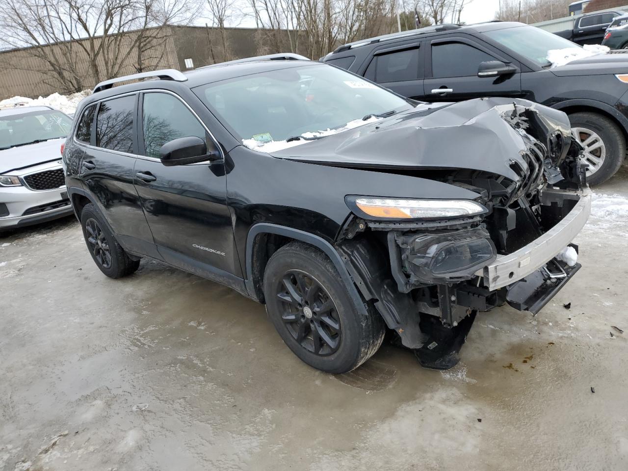 2015 Jeep Grand Cherokee VIN 1C4PJMCB1FW734765 Copart auction photo, front end damage thumbnail 4