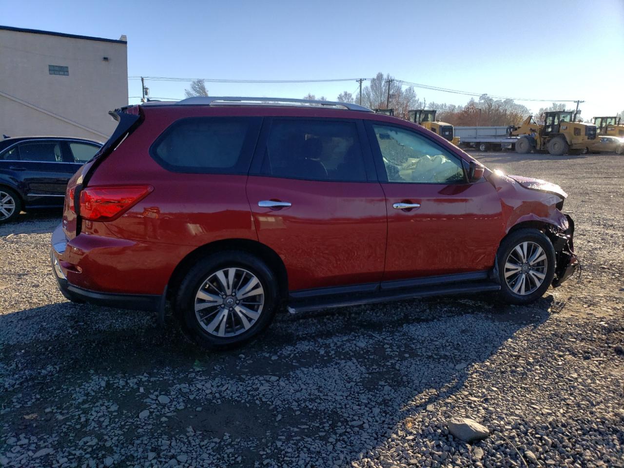 2017 Nissan Pathfinder VIN 5N1DR2MM7HC910041 Copart auction photo, rollover damage thumbnail 3