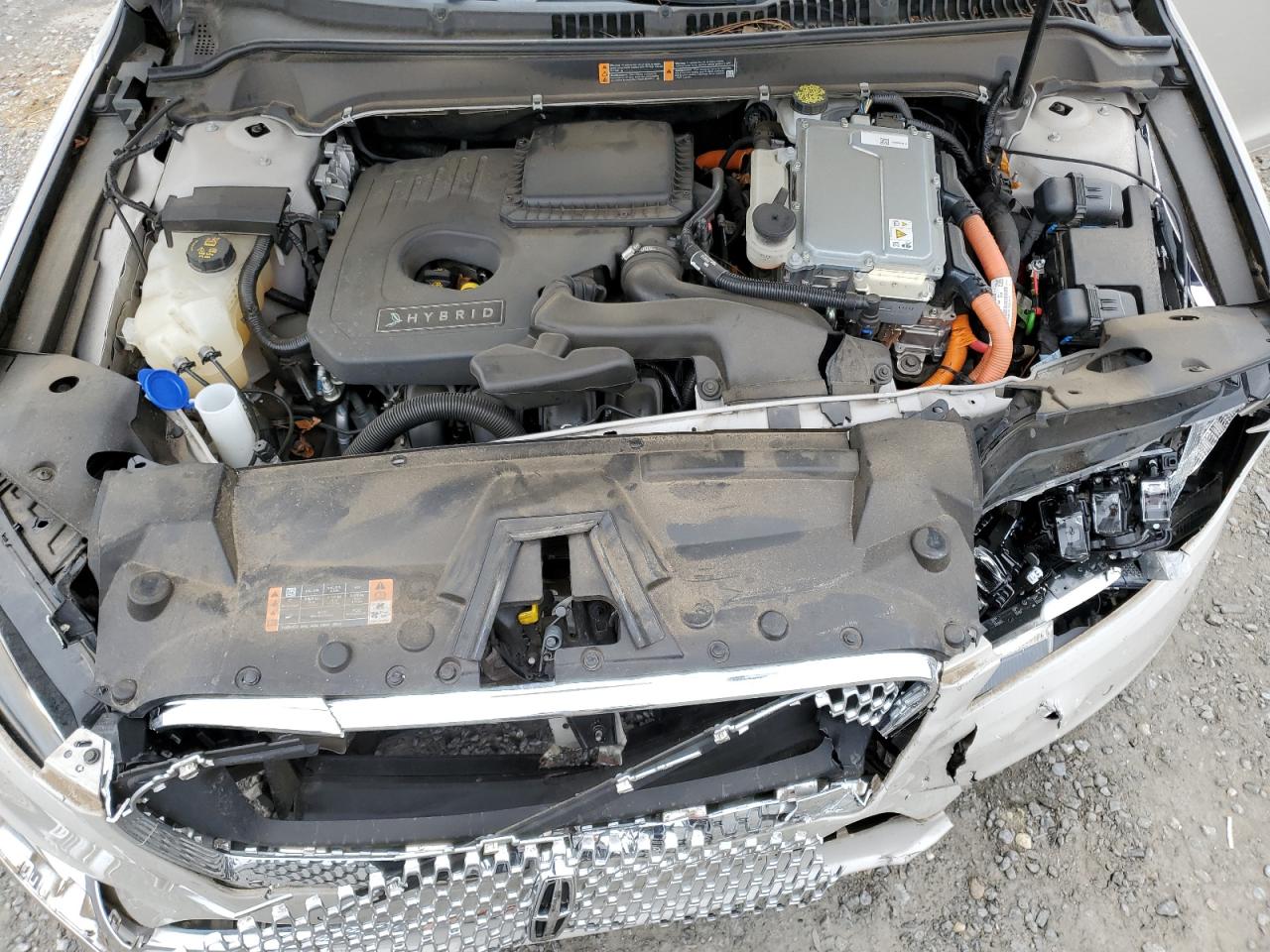 2019 Lincoln MKZ VIN 3LN6L5MU5KR609109 Copart auction photo, front end damage thumbnail 11