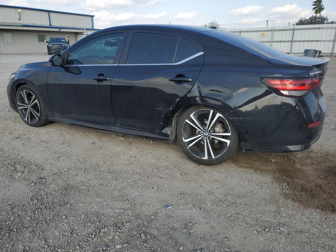 2020 Nissan Sentra VIN 3N1AB8DV3LY303404 Copart auction photo, side / rear end damage thumbnail 2