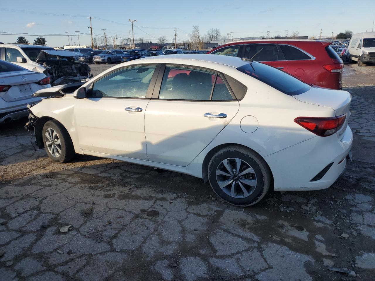 2023 KIA Rio VIN 3KPA24AD6PE584526 Copart auction photo, front end damage thumbnail 2