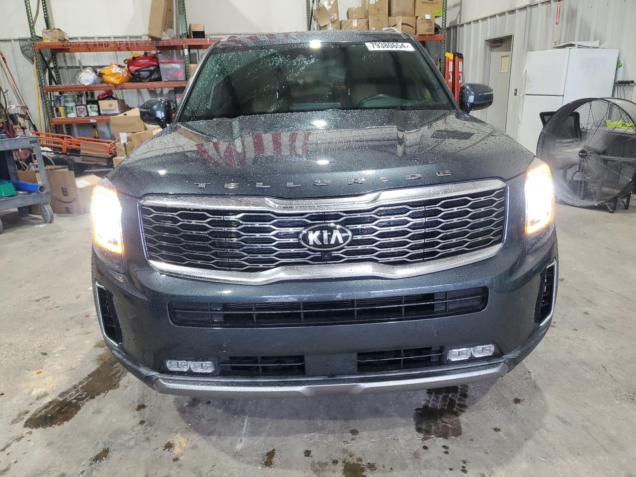 2021 KIA Telluride VIN 5XYP54HC5MG128692 Copart auction photo, rear end / side damage thumbnail 5