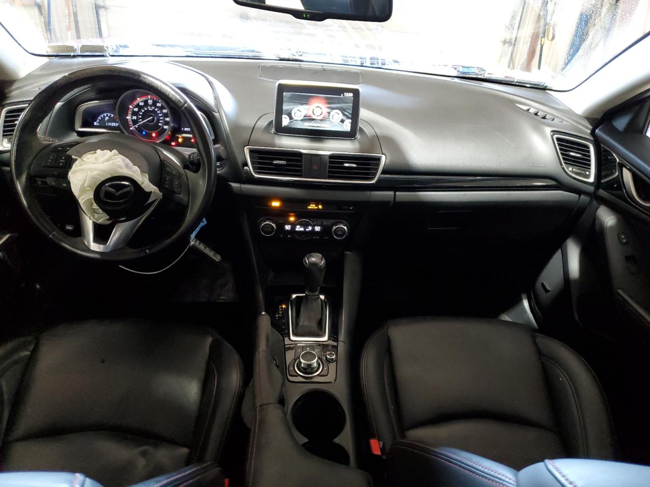 2016 Mazda 3 VIN JM1BM1X76G1315184 Copart auction photo, front end / side damage thumbnail 8