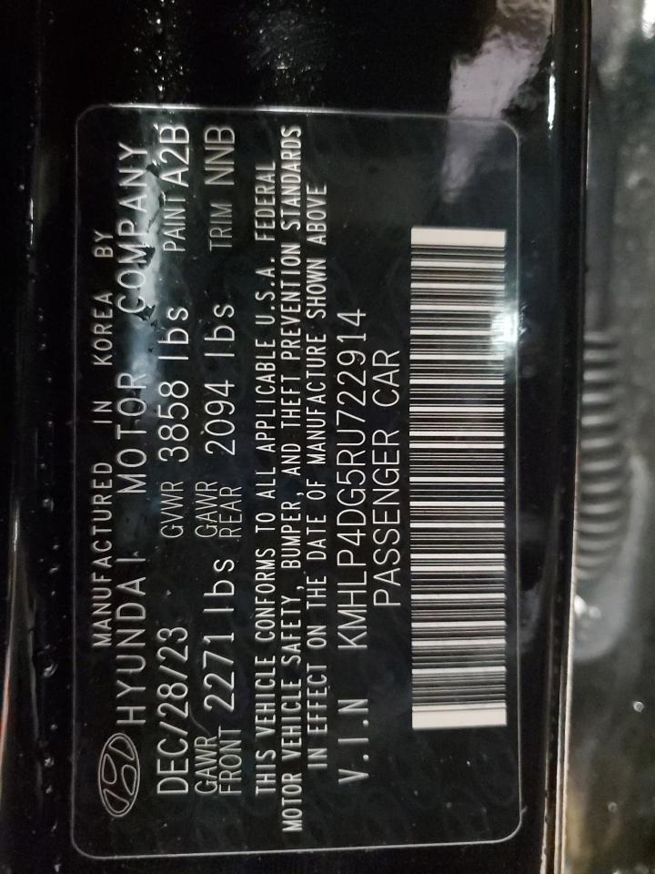 2024 Hyundai Elantra VIN KMHLP4DG5RU722914 Copart auction photo, front end damage thumbnail 13