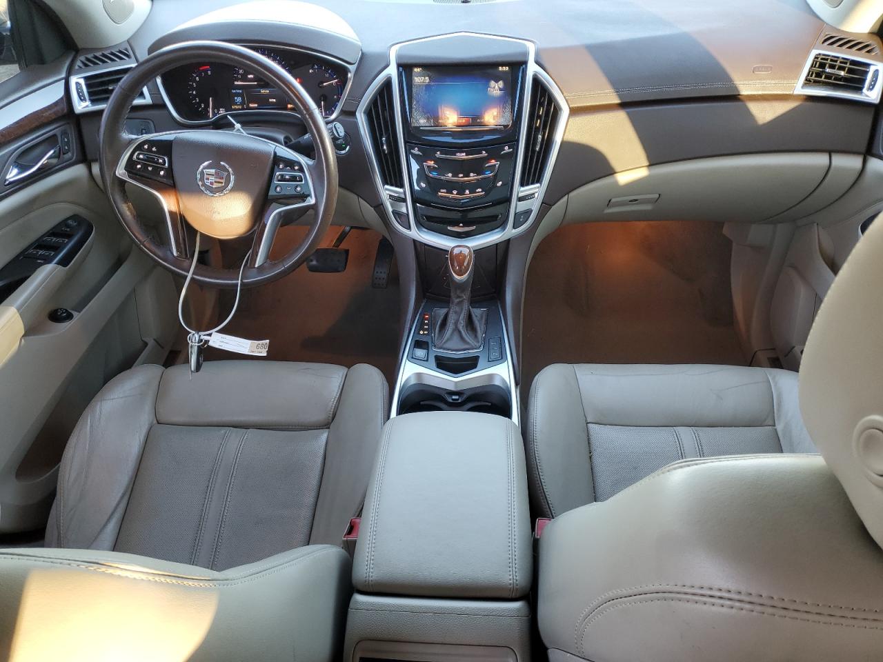 2015 Cadillac SRX VIN 3GYFNCE36FS570631 Copart auction photo, all over damage thumbnail 8