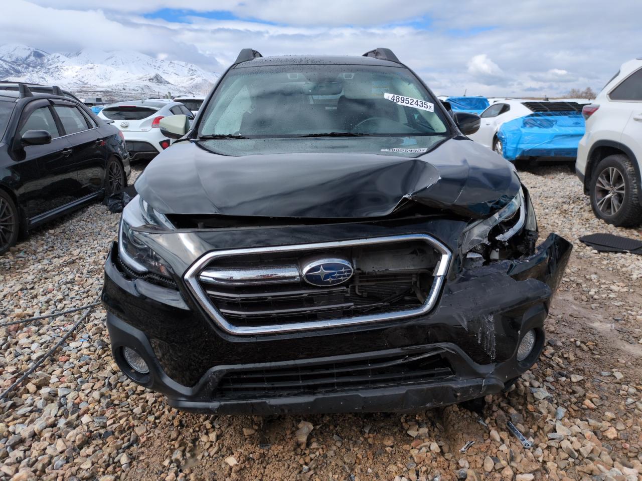 2019 Subaru Outback VIN 4S4BSAHC0K3202728 Copart auction photo, front end damage thumbnail 5