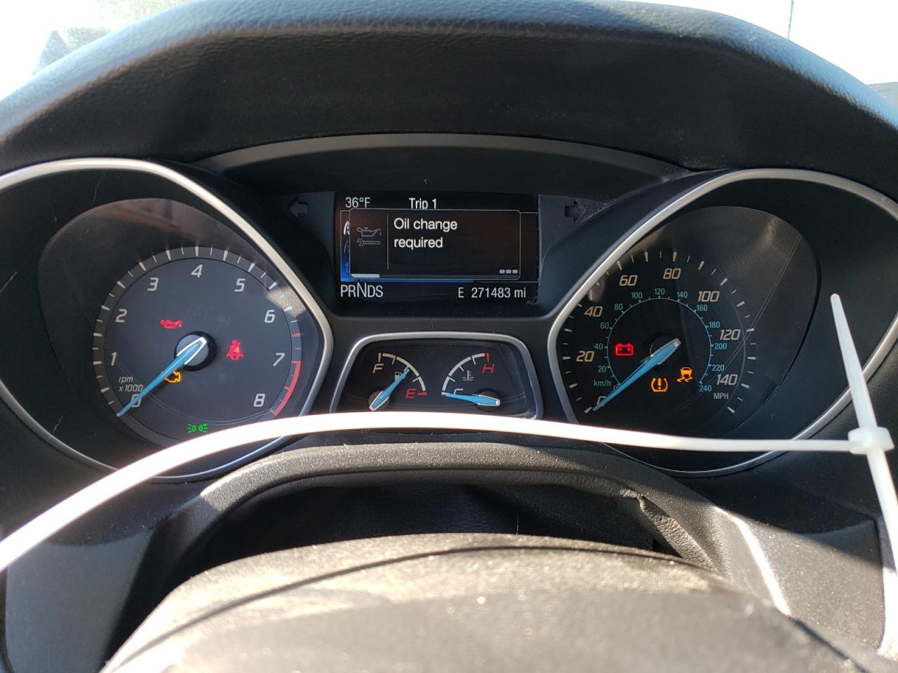 2014 Ford Focus VIN 1FADP3N29EL196881 Copart auction photo, rear end / front end damage thumbnail 9