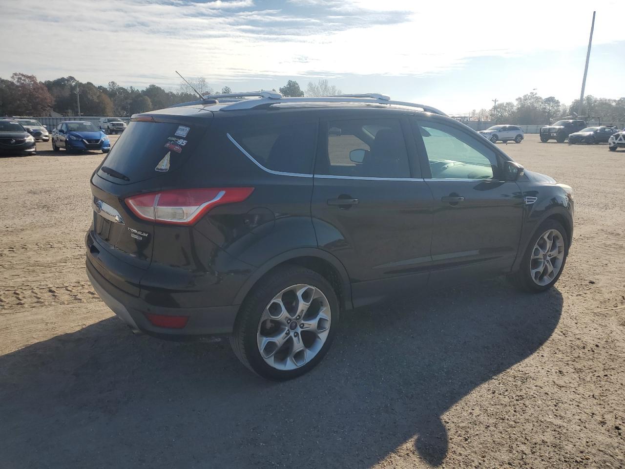 2014 Ford Escape VIN 1FMCU9JX2EUB52018 Copart auction photo, burn - engine damage thumbnail 3