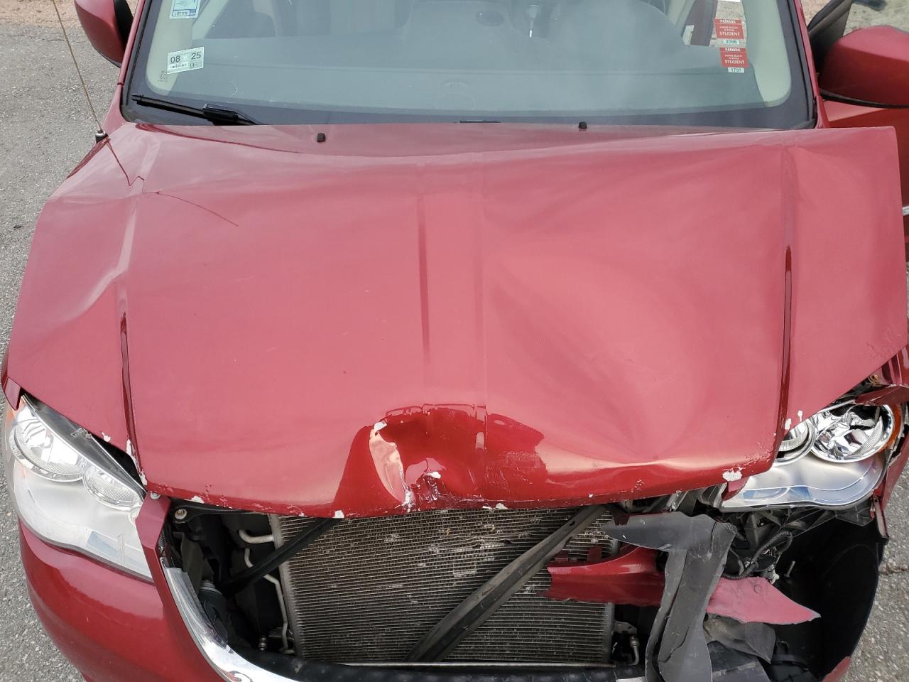 2016 Chrysler Town & Country VIN 2C4RC1BG8GR214152 Copart auction photo, front end / minor dent/scratches damage thumbnail 14