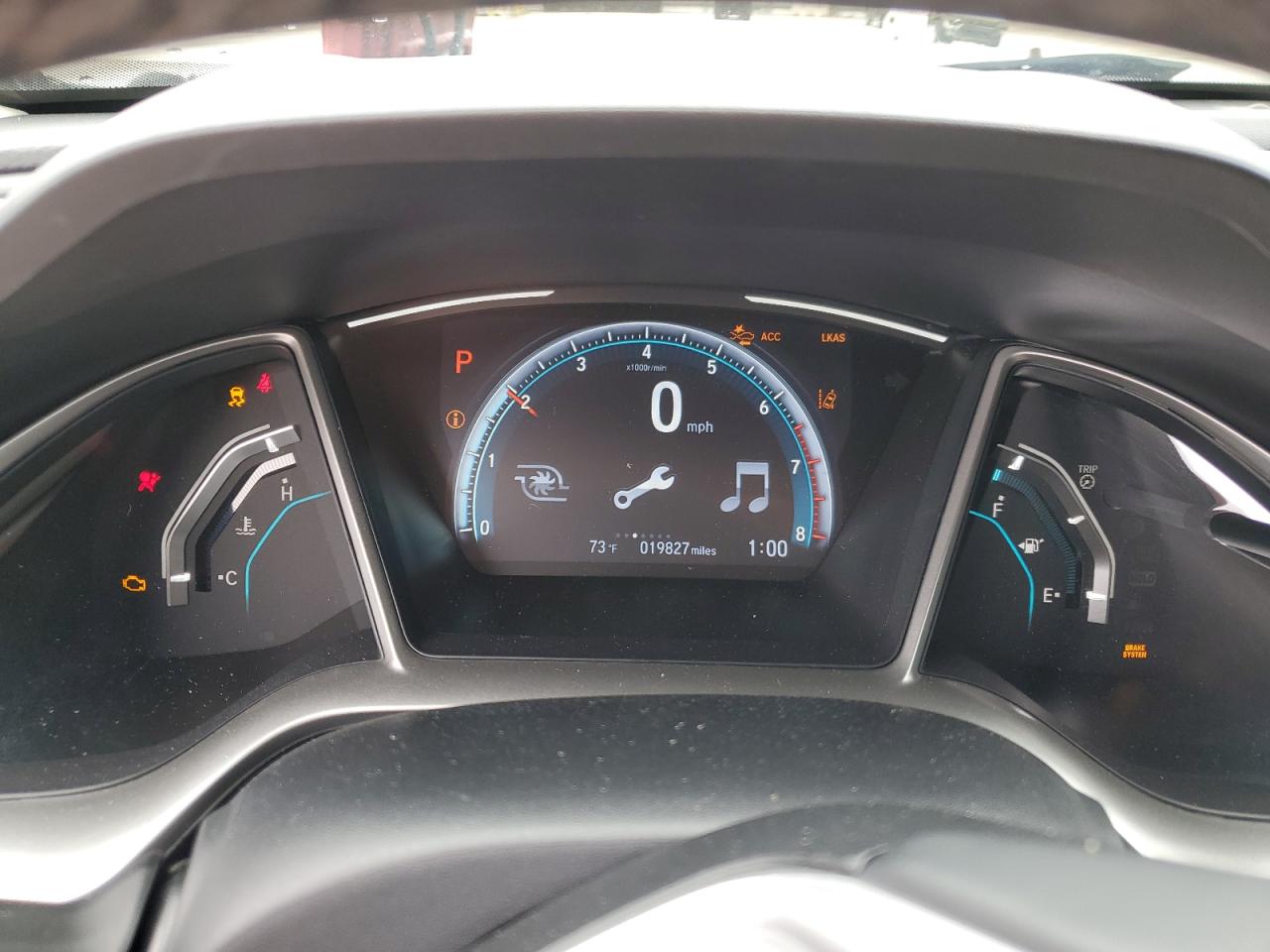 2021 Honda Civic VIN 19XFC1F79ME001348 Copart auction photo, front end / rear end damage thumbnail 9