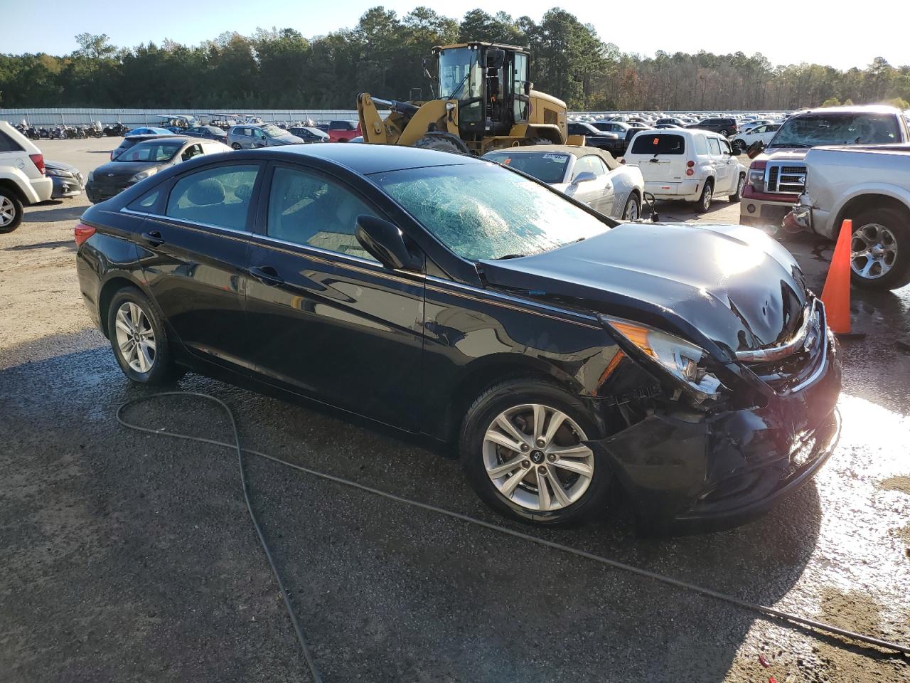 2013 Hyundai Sonata VIN 5NPEB4AC5DH605513 Copart auction photo, front end damage thumbnail 4
