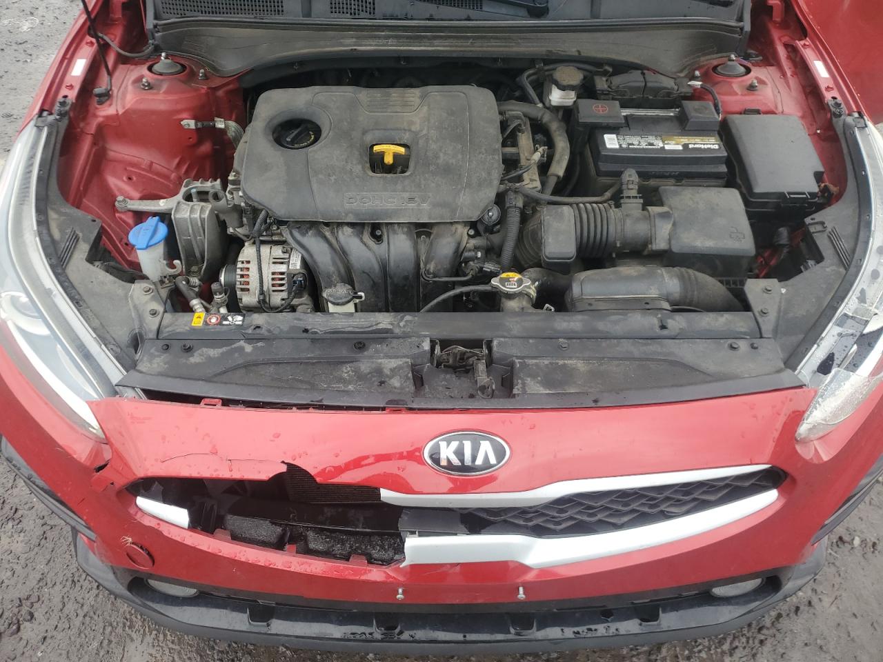 2019 KIA Forte VIN 3KPF24AD1KE029966 Copart auction photo, front end / side damage thumbnail 11