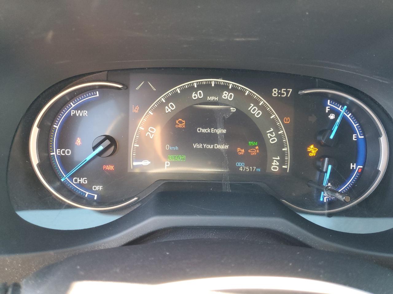 2019 Toyota RAV 4 VIN JTMDWRFV6KD511893 Copart auction photo, front end damage thumbnail 9