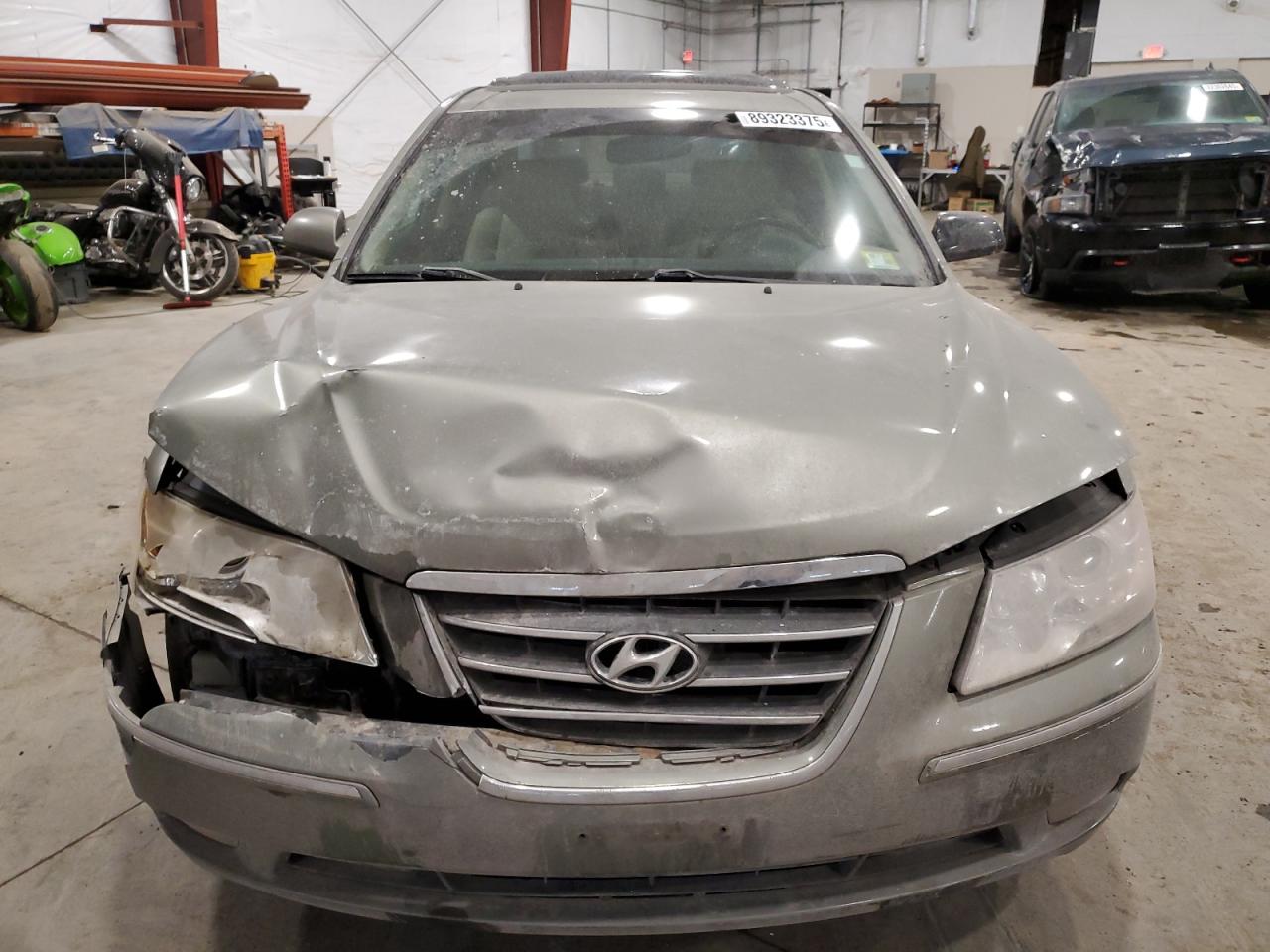 2009 Hyundai Sonata VIN 5NPEU46C09H527328 Copart auction photo, front end damage thumbnail 5