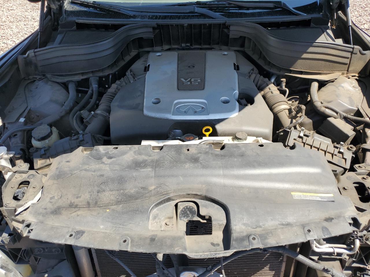 2011 Infiniti EX VIN JN1AJ0HR4BM853505 Copart auction photo, front end damage thumbnail 11
