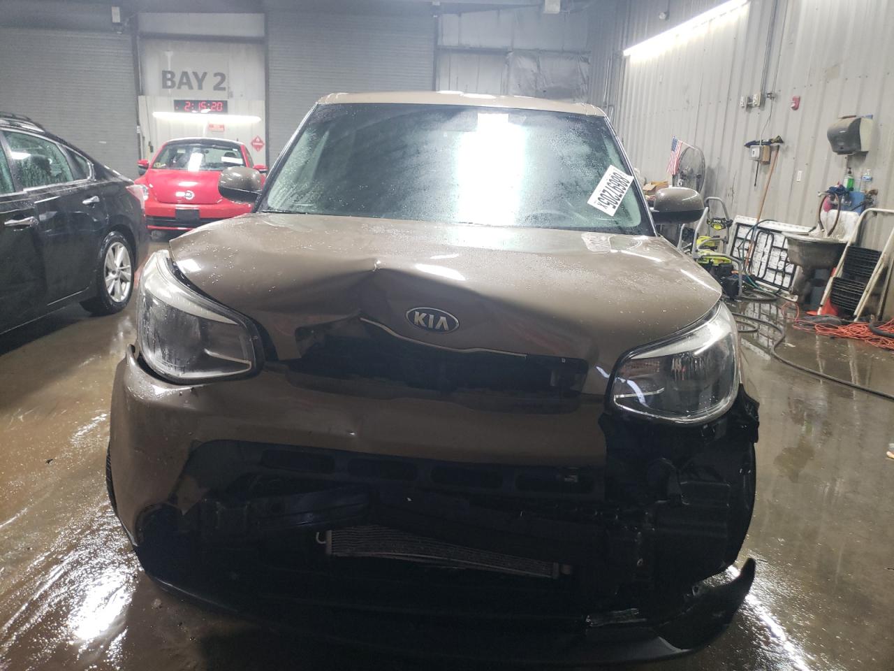 2015 KIA Soul VIN KNDJP3A58F7187032 Copart auction photo, front end damage thumbnail 5