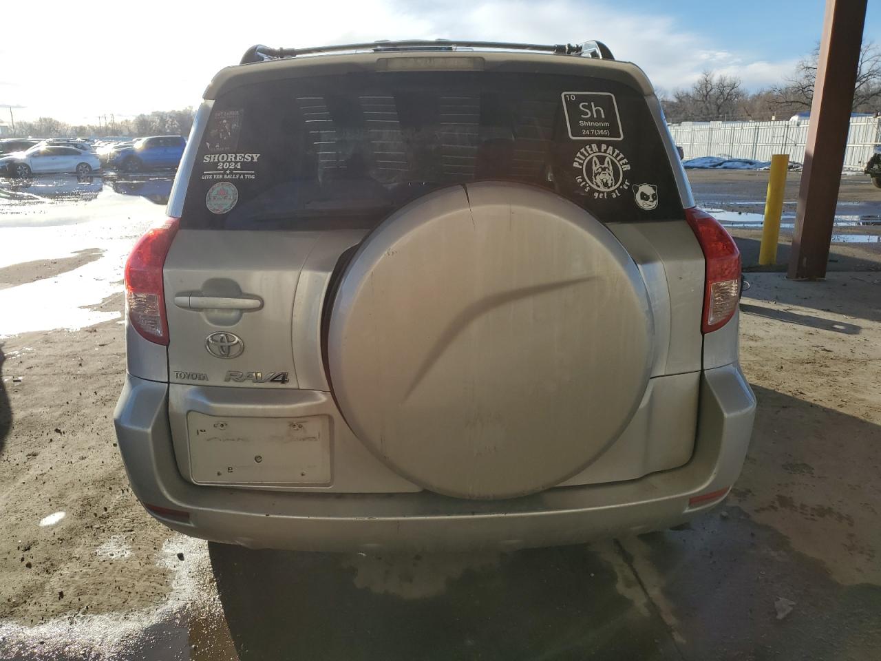 2006 Toyota RAV 4 VIN JTMBD33V866003739 Copart auction photo, side damage thumbnail 6