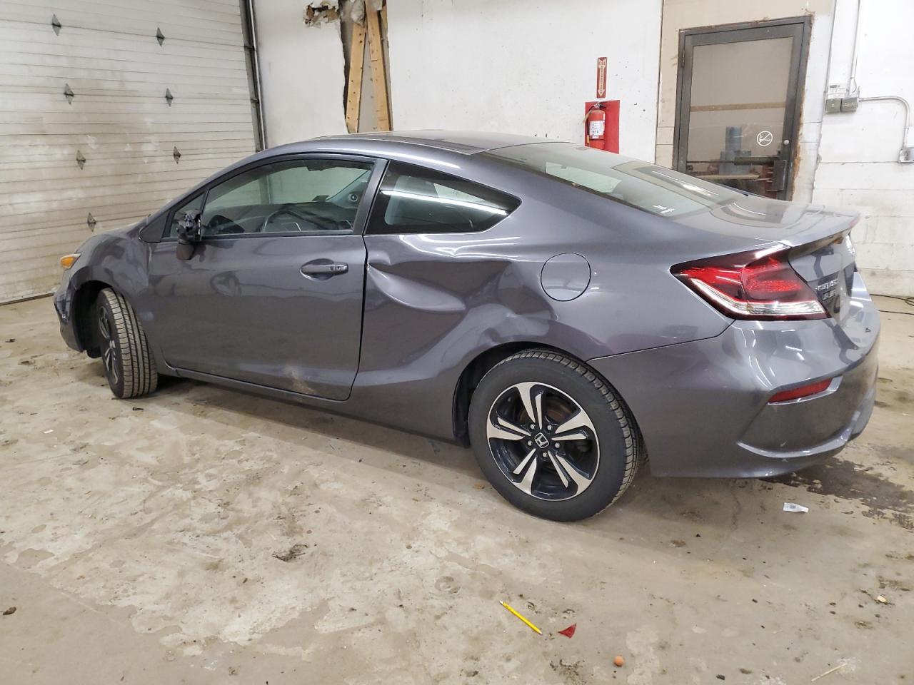 2015 Honda Civic VIN 2HGFG3B80FH500160 Copart auction photo, side damage thumbnail 2