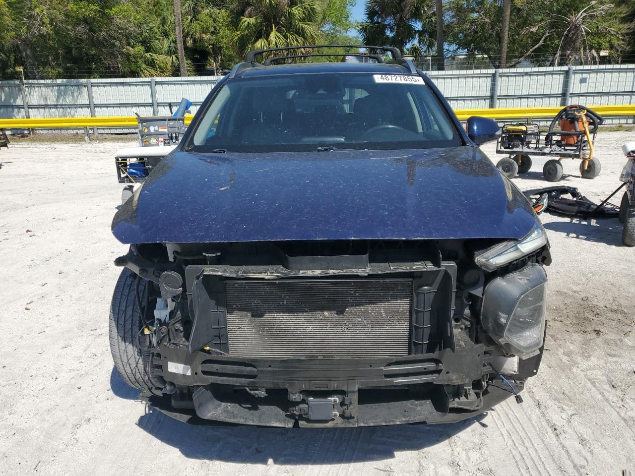 2020 Hyundai Santa Fe VIN 5NMS33ADXLH165058 Copart auction photo, front end / minor dent/scratches damage thumbnail 5