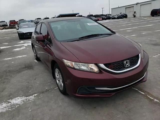 2013 Honda Civic VIN 2HGFB2F51DH556940 Copart auction photo, rear end damage thumbnail 11