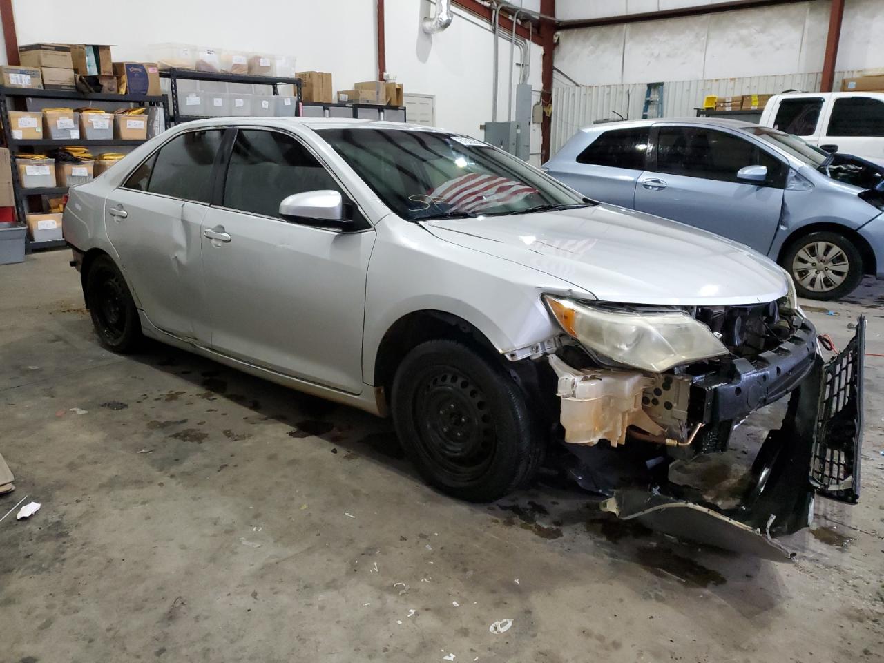 2014 Toyota Camry VIN 4T1BF1FK0EU858179 Copart auction photo, side / front end damage thumbnail 4