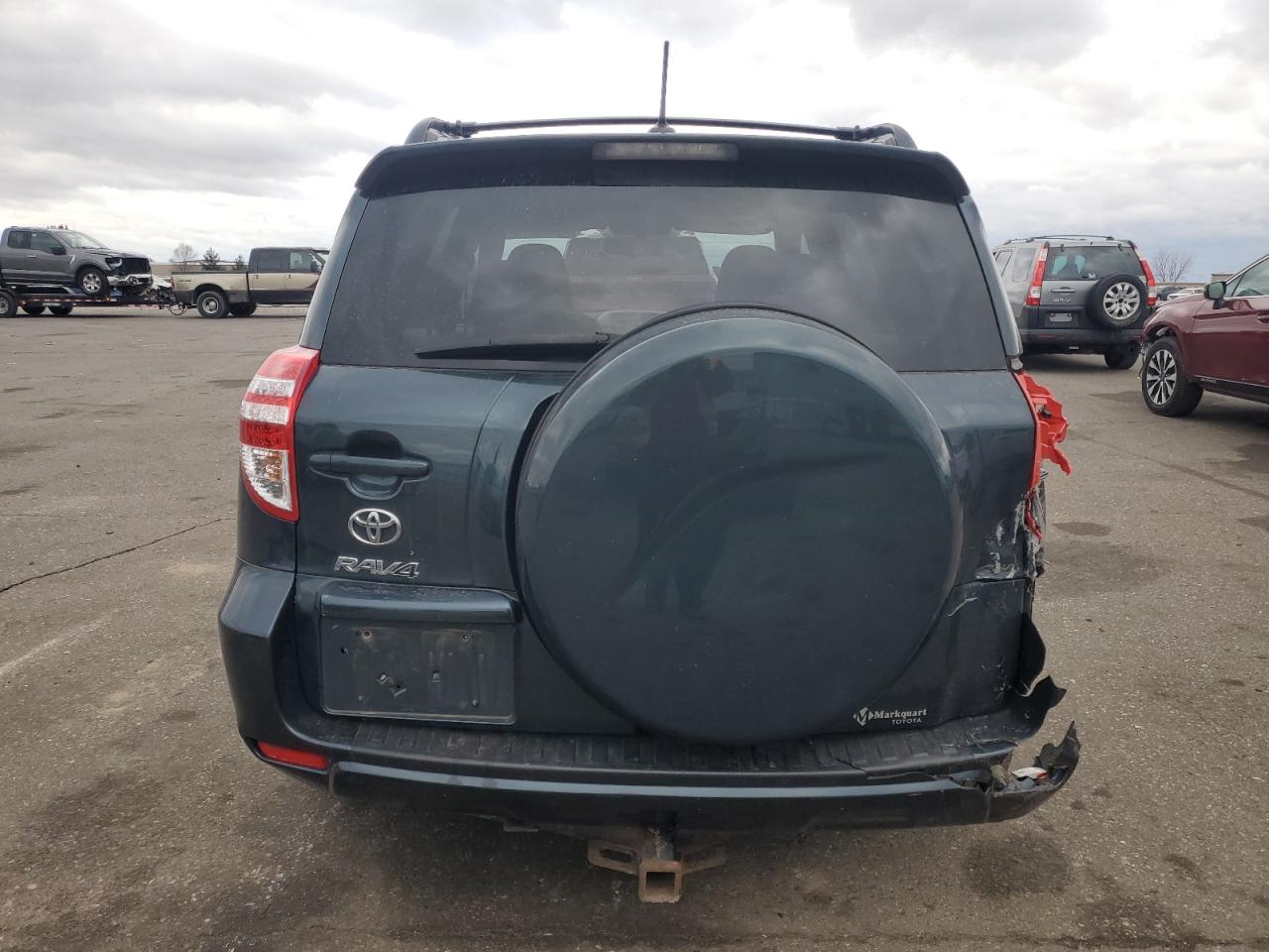 2011 Toyota RAV 4 VIN 2T3BF4DV2BW153272 Copart auction photo, front end / rear end damage thumbnail 6