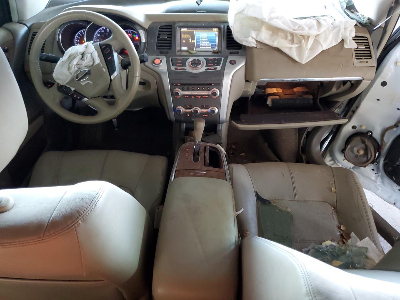 2012 Nissan Murano VIN JN8AZ1MW8CW205795 Copart auction photo, front end / side damage thumbnail 8