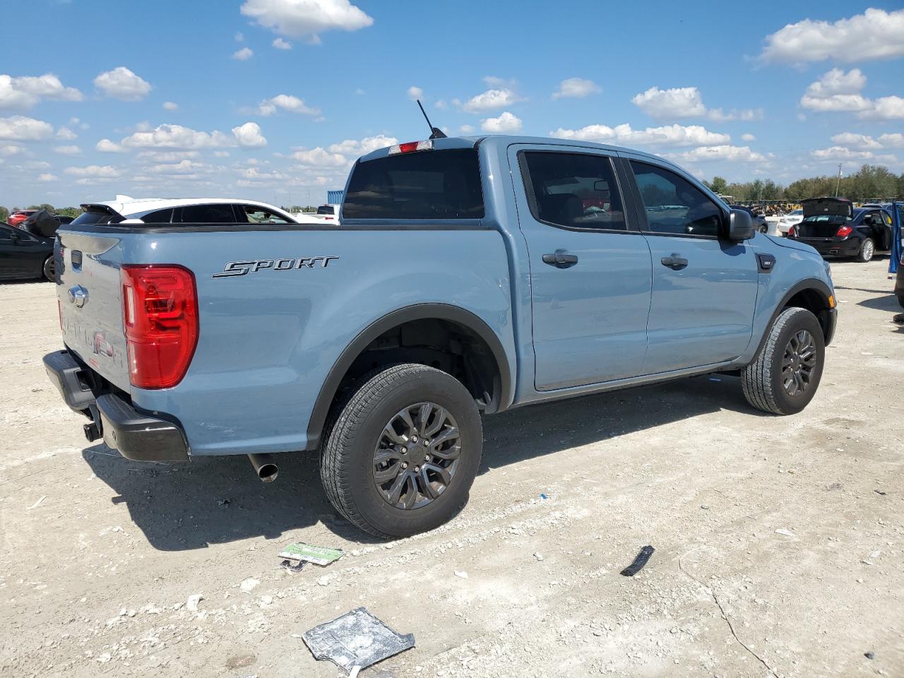 2023 Ford Ranger VIN 1FTER4EHXPLE24165 Copart auction photo, rear end damage thumbnail 3
