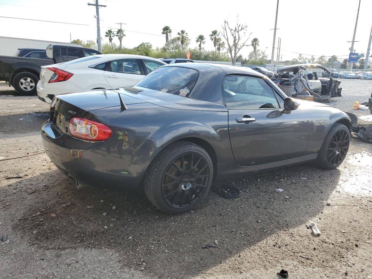 2015 Mazda MX-5 VIN JM1NC2PF3F0239991 Copart auction photo, front end damage thumbnail 3