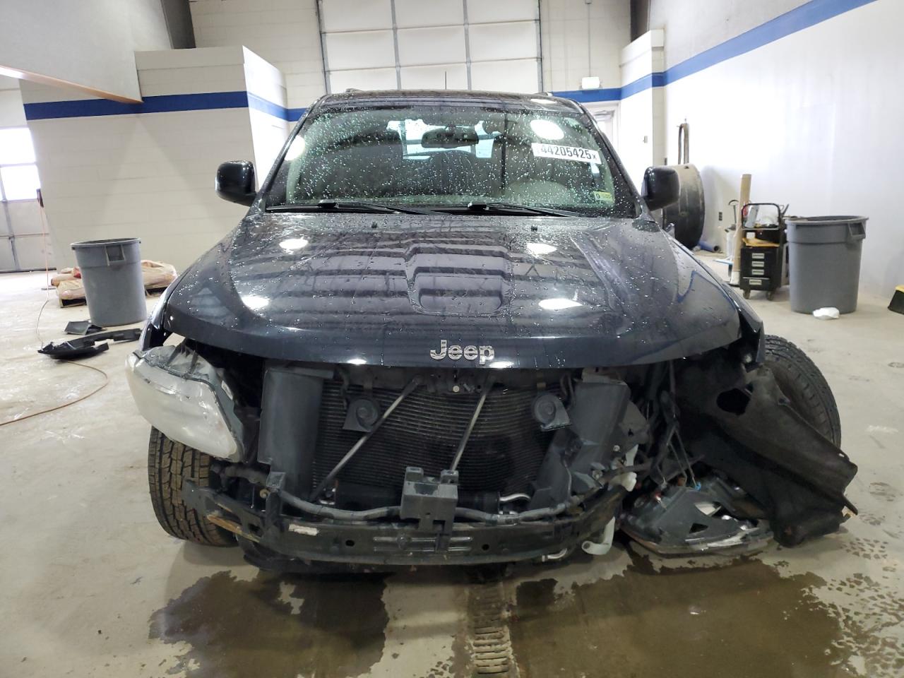 2012 Jeep Grand Cherokee VIN 1C4RJEAG0CC229374 Copart auction photo, front end / side damage thumbnail 5