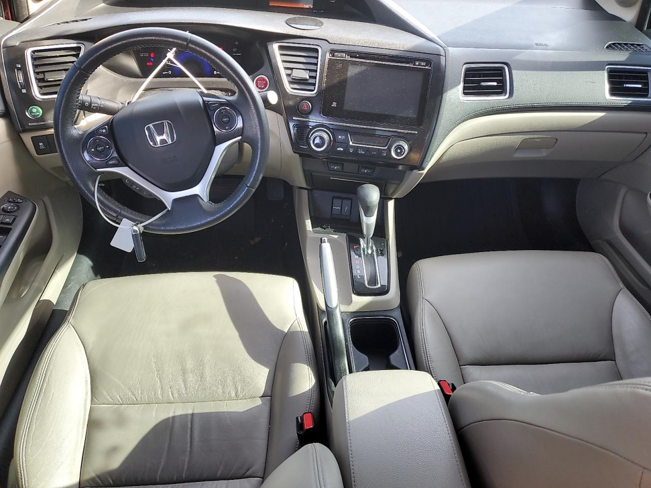 2015 Honda Civic VIN 19XFB2F94FE057615 Copart auction photo, rear end / minor dent/scratches damage thumbnail 8