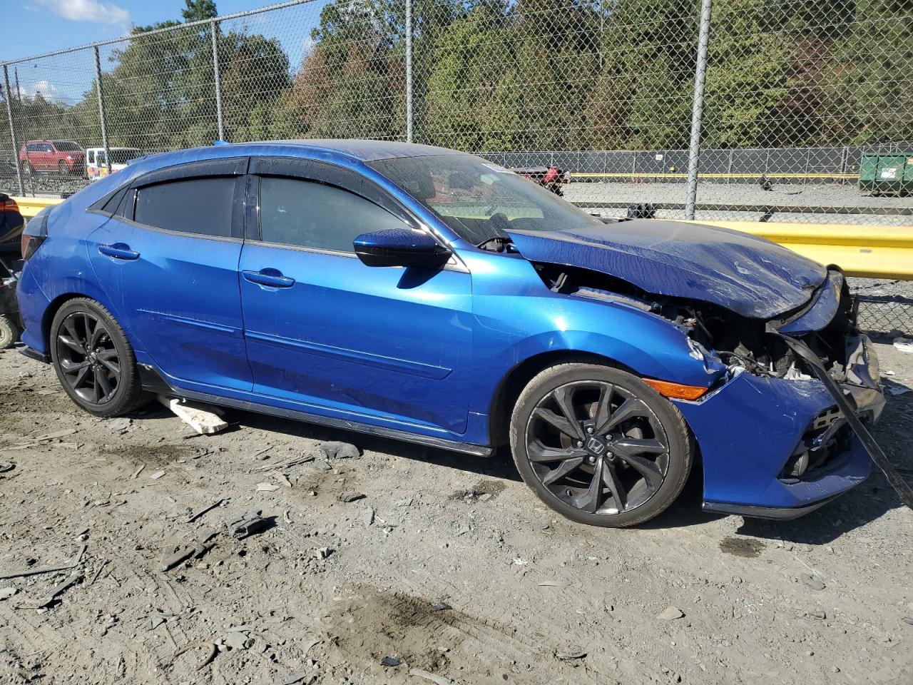 2018 Honda Civic VIN SHHFK7G47JU205161 Copart auction photo, front end damage thumbnail 4