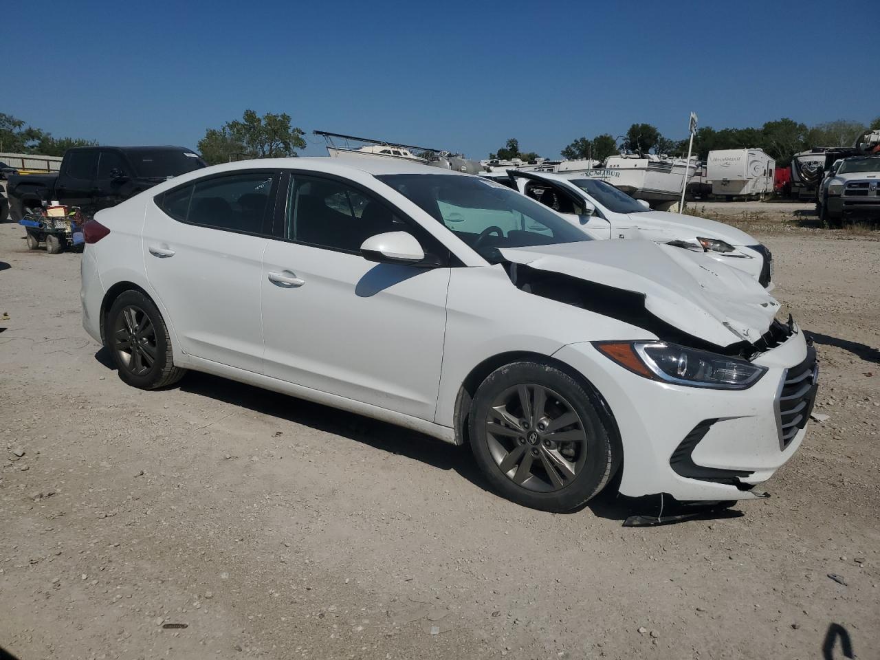2018 Hyundai Elantra VIN 5NPD84LF8JH294950 Copart auction photo, front end damage thumbnail 4