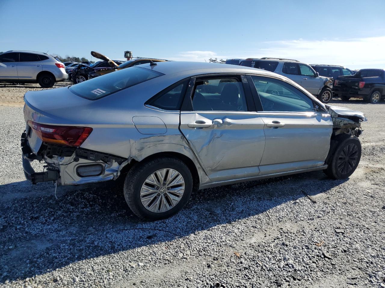 2019 Volkswagen Jetta VIN 3VWC57BU7KM215671 Copart auction photo, all over damage thumbnail 3