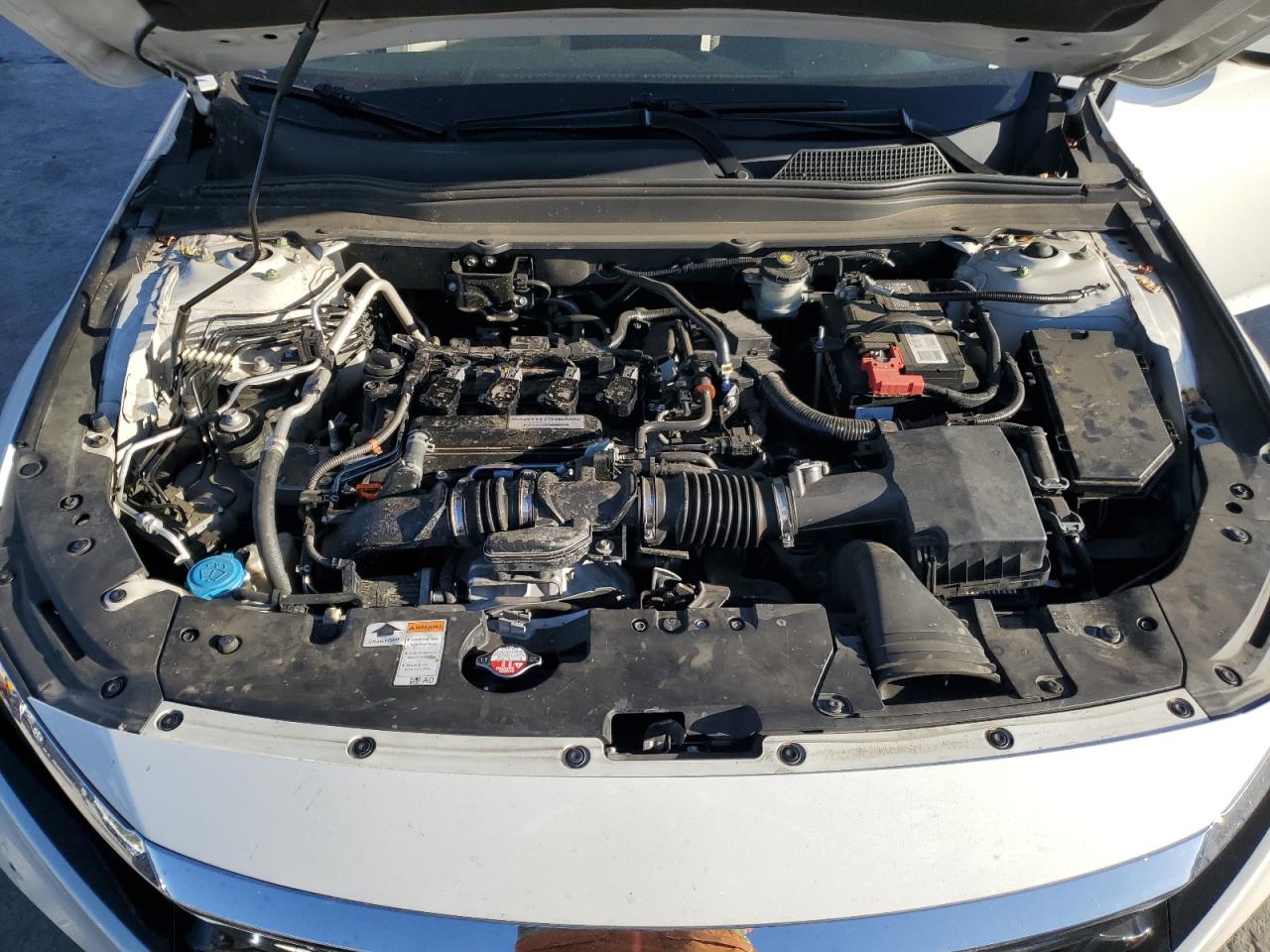2018 Honda Accord VIN 1HGCV1F57JA045571 Copart auction photo, front end / side damage thumbnail 11