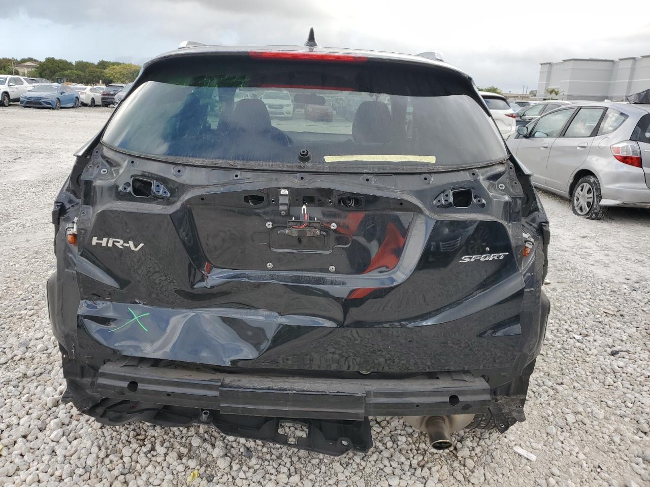 2021 Honda HR-V VIN 3CZRU5H15MM720428 Copart auction photo, rear end damage thumbnail 6