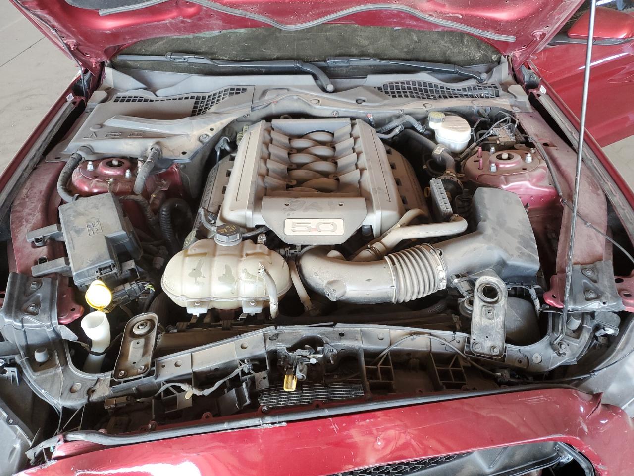 2017 Ford Mustang VIN 1FA6P8CF7H5259822 Copart auction photo, front end / side damage thumbnail 11