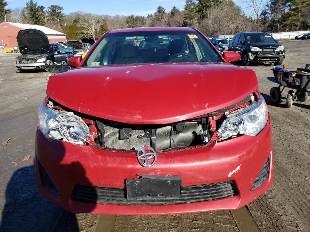 2014 Toyota Camry VIN 4T1BF1FK8EU792657 Copart auction photo, front end / minor dent/scratches damage thumbnail 5