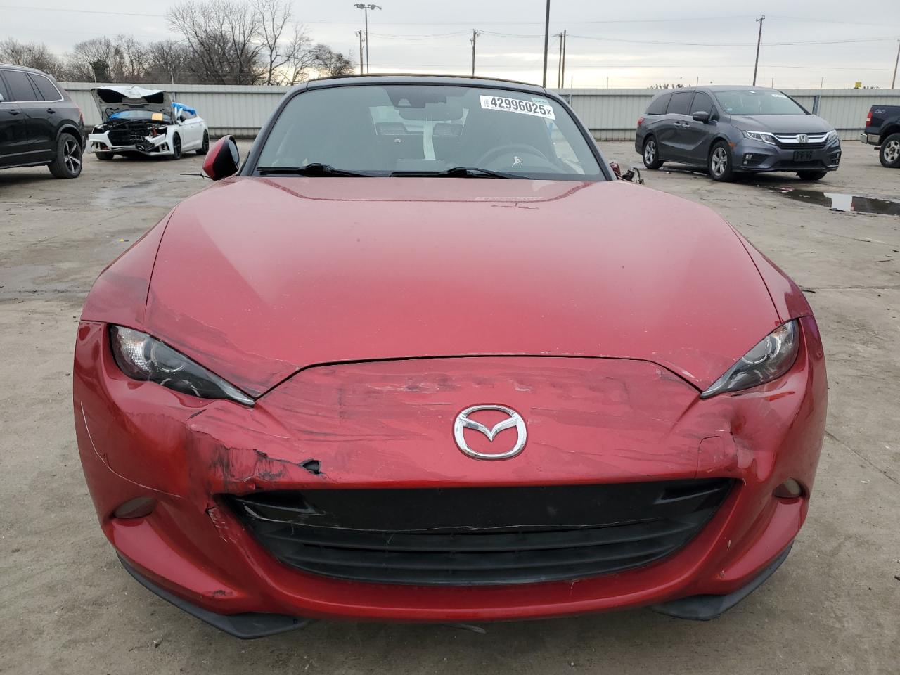 2016 Mazda MX-5 VIN JM1NDAD73G0115774 Copart auction photo, all over damage thumbnail 5