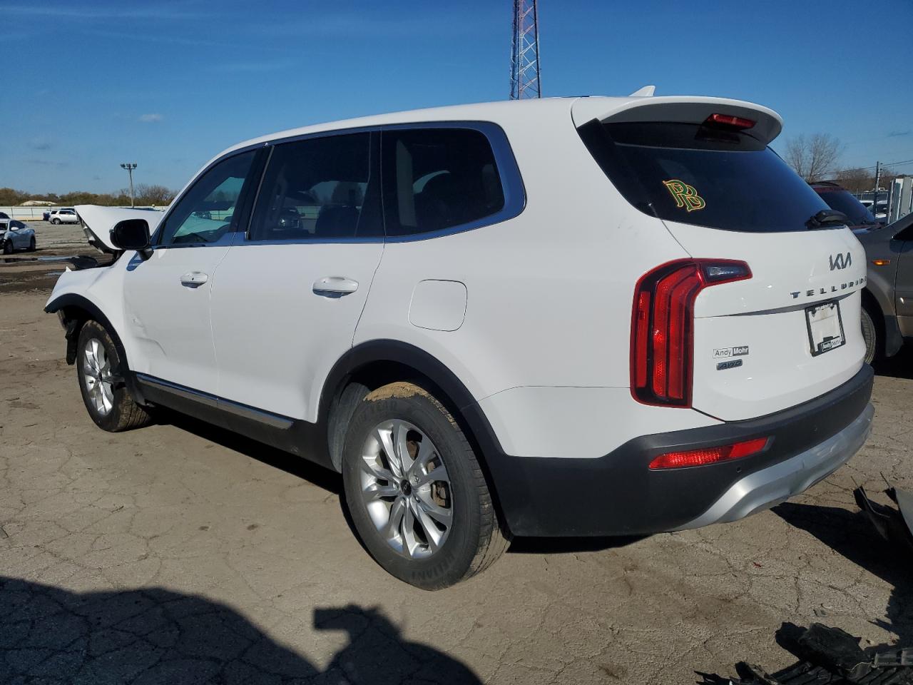 2022 KIA Telluride VIN 5XYP2DHC1NG310187 Copart auction photo, front end damage thumbnail 2