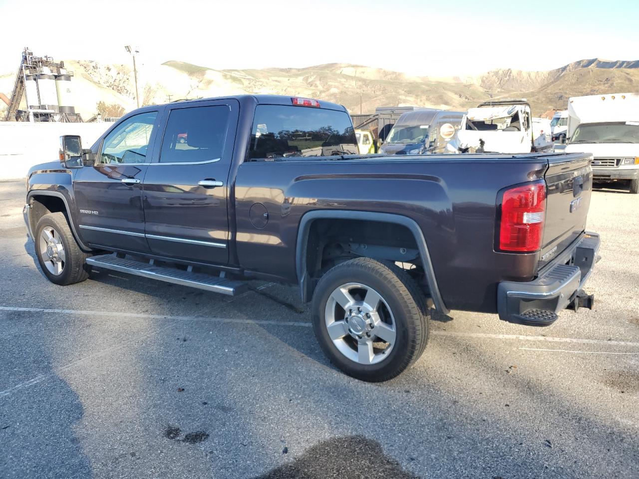 2016 GMC Sierra VIN 1GT12TE80GF160336 Copart auction photo, top/roof damage thumbnail 2