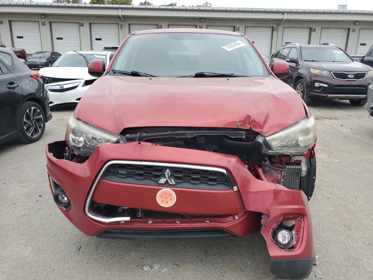 2013 Mitsubishi Outlander VIN 4A4AP4AU4DE008225 Copart auction photo, front end damage thumbnail 5