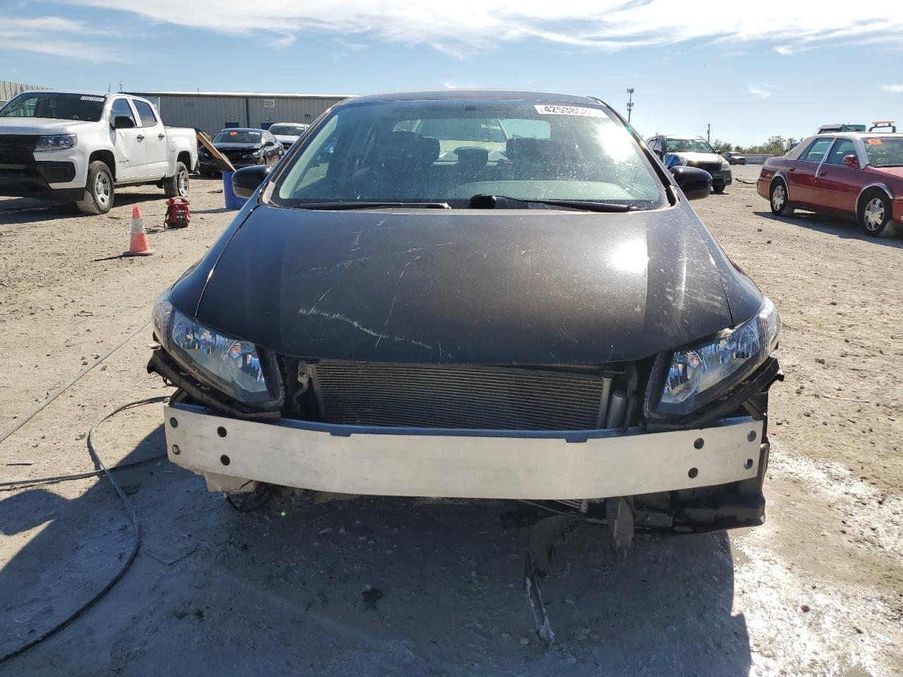 2014 Honda Civic VIN 2HGFB2F50EH506564 Copart auction photo, front end damage thumbnail 5