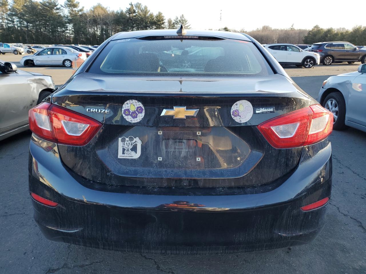 2018 Chevrolet Cruze VIN 1G1BC5SM4J7182560 Copart auction photo, front end / rear end damage thumbnail 6