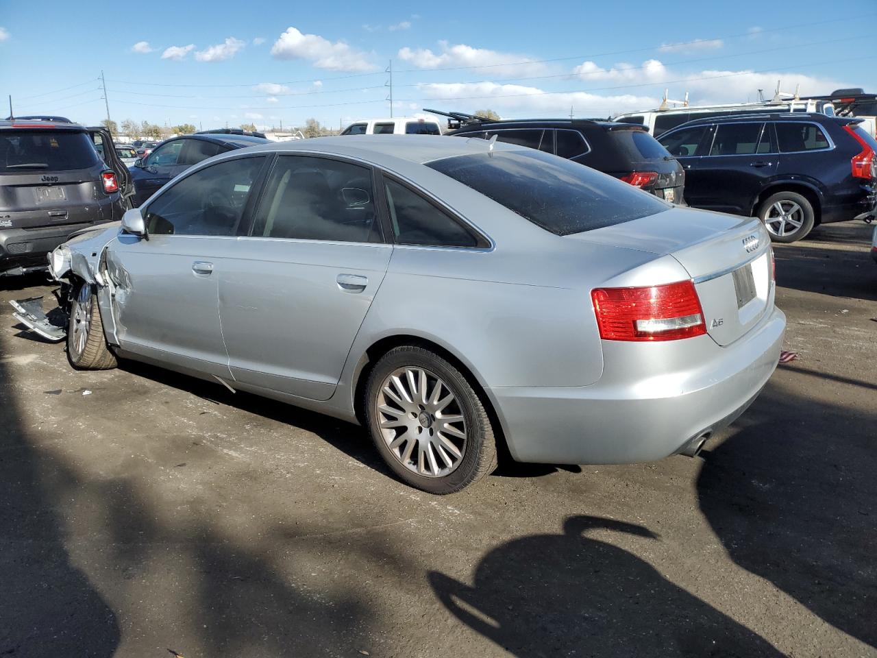 2006 Audi A6 VIN WAUDH74FX6N138302 Copart auction photo, front end / side damage thumbnail 2