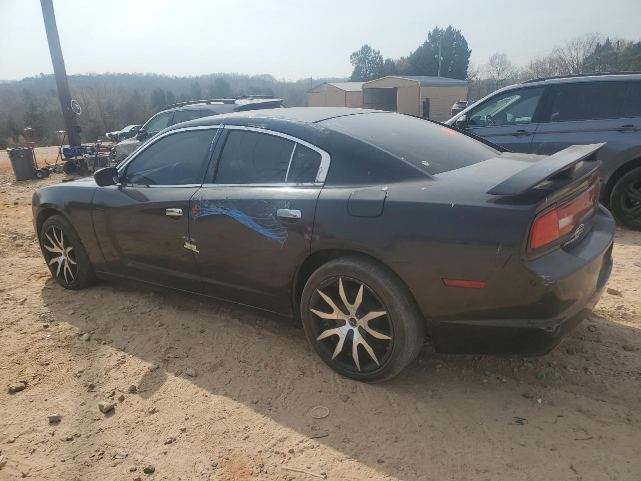 2014 Dodge Charger VIN 2C3CDXBG2EH346286 Copart auction photo, vandalism damage thumbnail 2