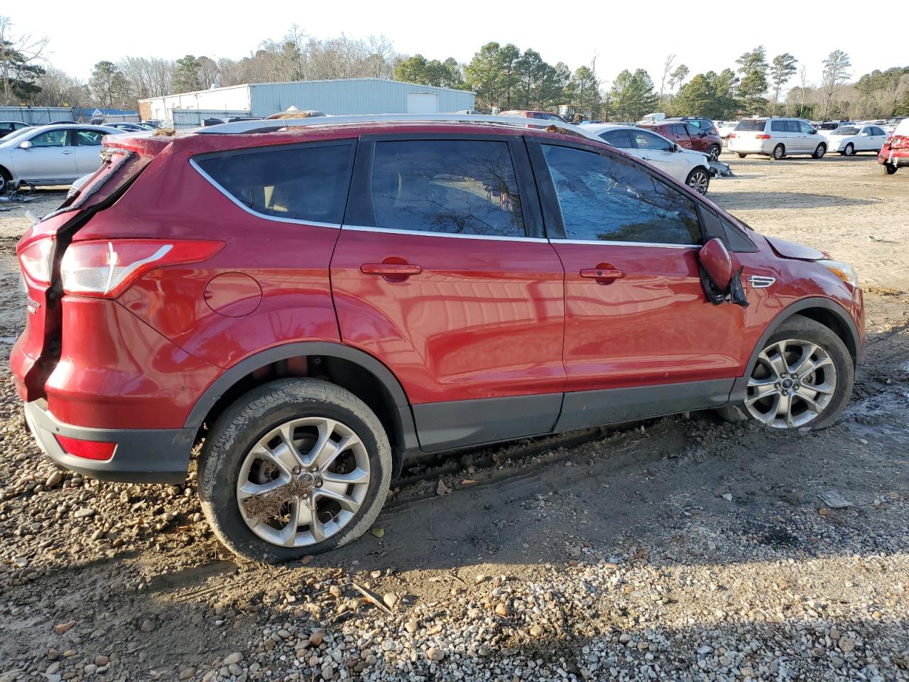 2014 Ford Escape VIN 1FMCU9J92EUC56963 Copart auction photo, all over damage thumbnail 3