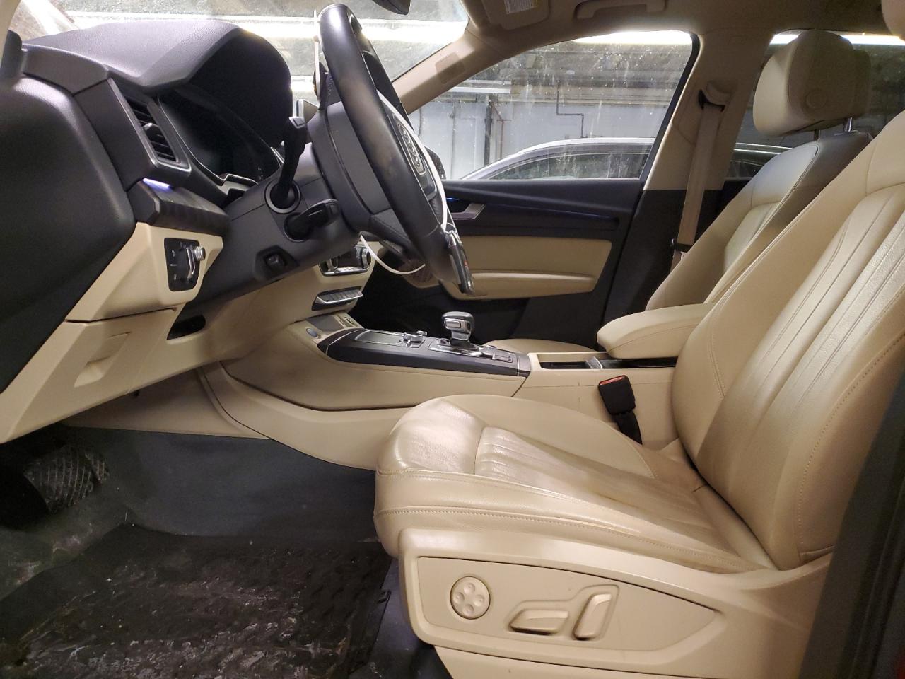 2020 Audi Q5 VIN WA1CNAFY7L2099923 Copart auction photo, front end / side damage thumbnail 7