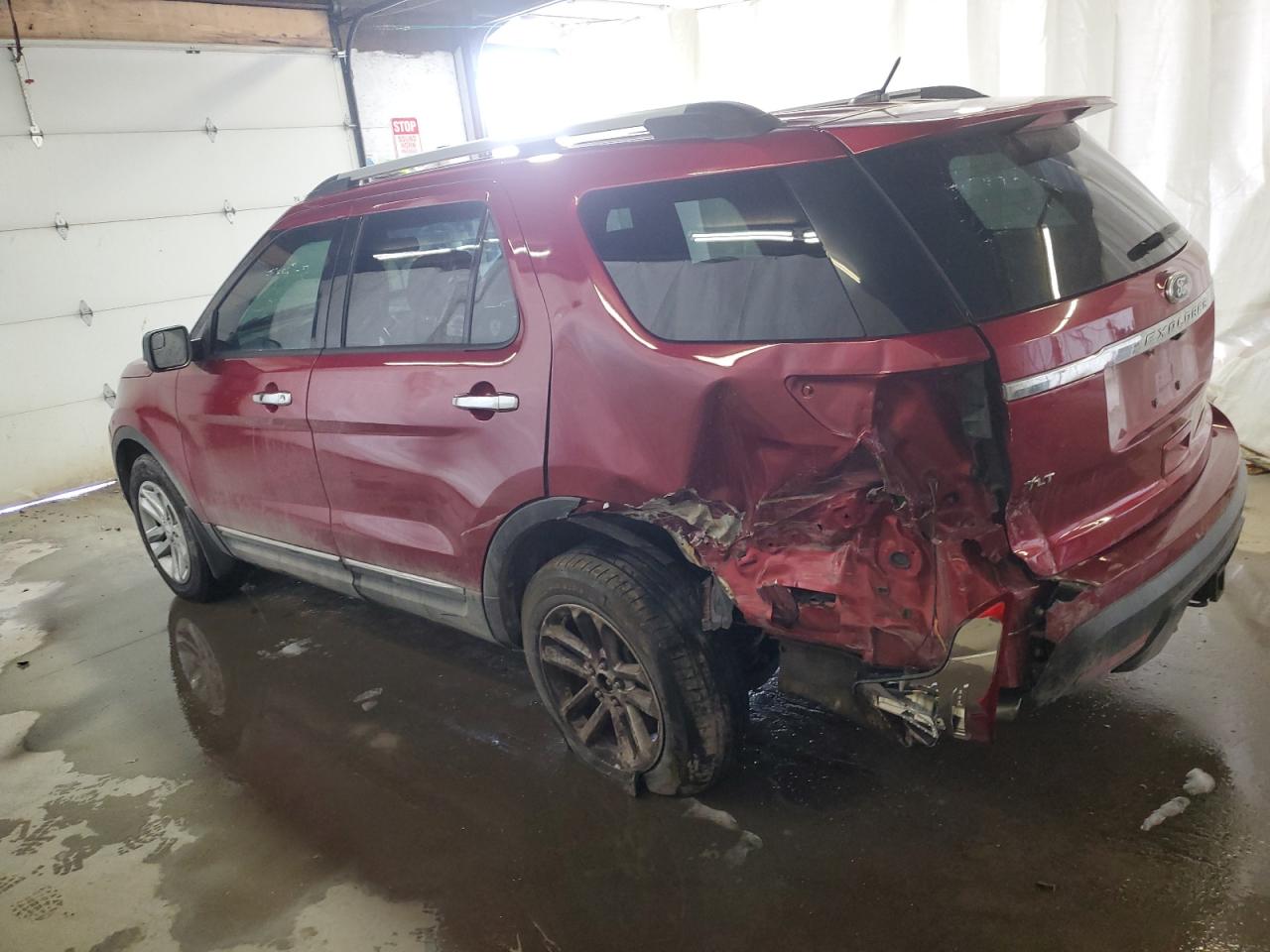 2015 Ford Explorer VIN 1FM5K8D80FGB17247 Copart auction photo, rear end / side damage thumbnail 2